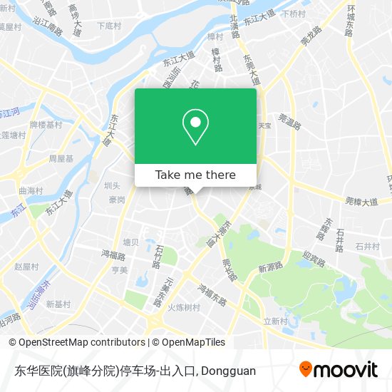 东华医院(旗峰分院)停车场-出入口 map