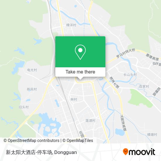 新太阳大酒店-停车场 map