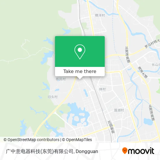 广中意电器科技(东莞)有限公司 map