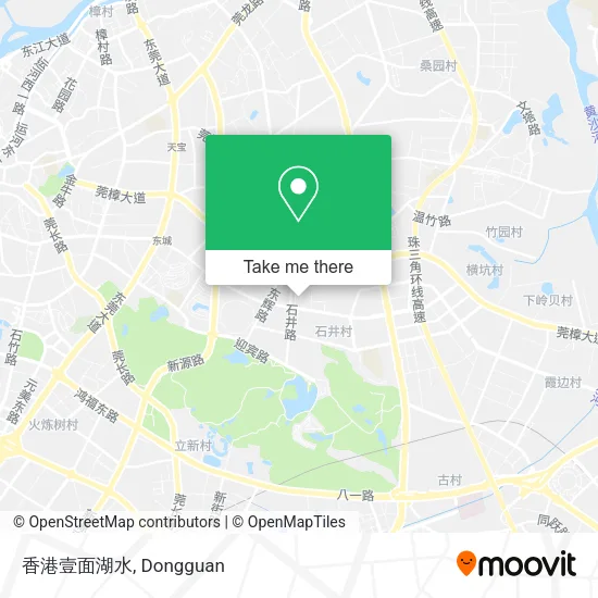 香港壹面湖水 map