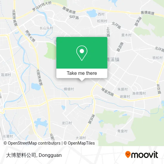 大博塑料公司 map