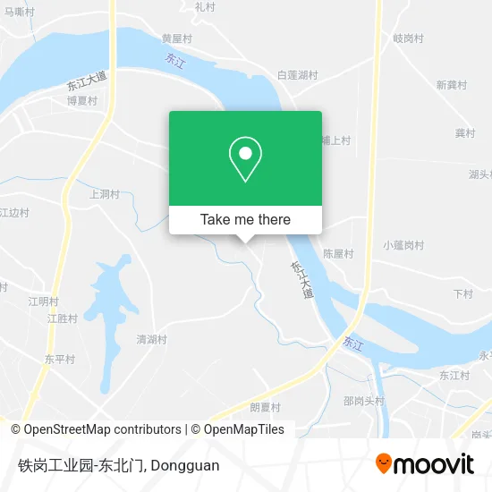 铁岗工业园-东北门 map