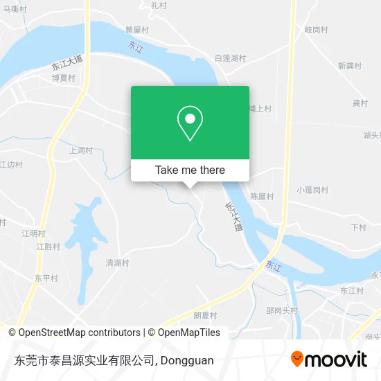 东莞市泰昌源实业有限公司 map