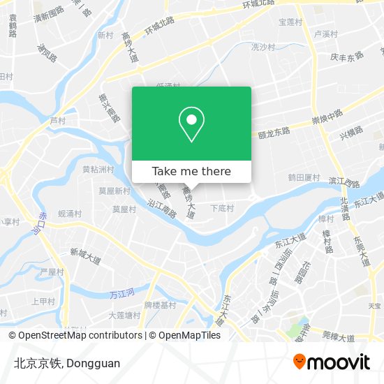 北京京铁 map