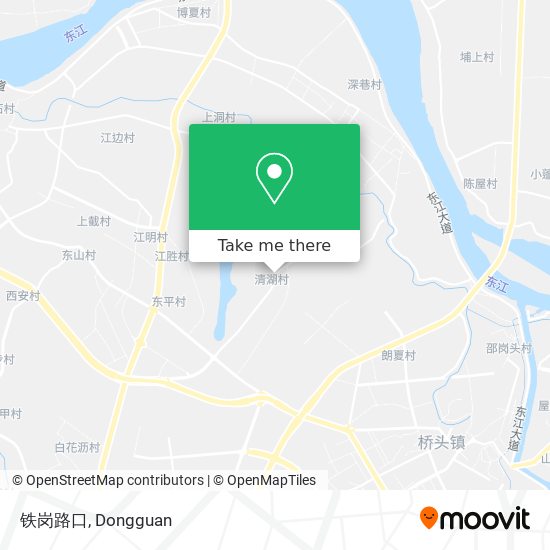 铁岗路口 map