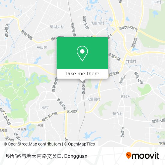 明华路与塘天南路交叉口 map