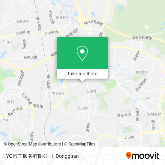 YO汽车服务有限公司 map