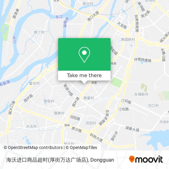 海沃进口商品超时(厚街万达广场店) map