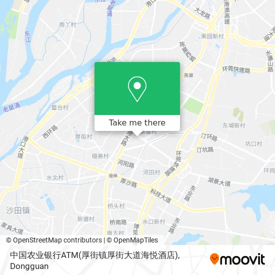 中国农业银行ATM(厚街镇厚街大道海悦酒店) map