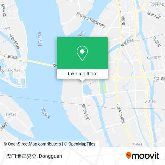 虎门港管委会 map