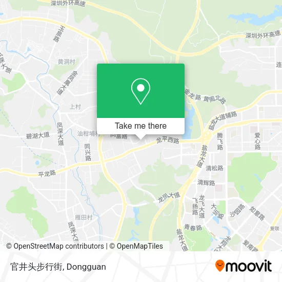 官井头步行街 map