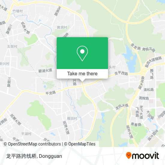 龙平路跨线桥 map