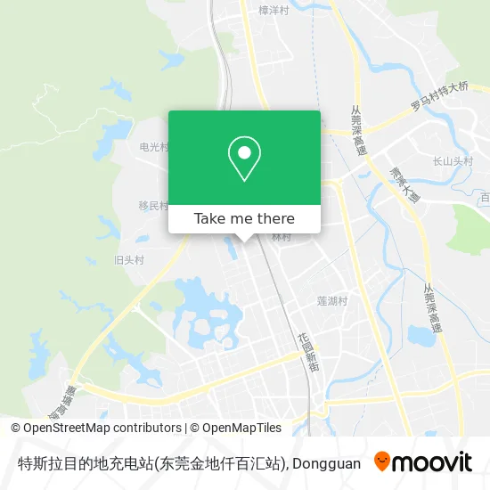 特斯拉目的地充电站(东莞金地仟百汇站) map