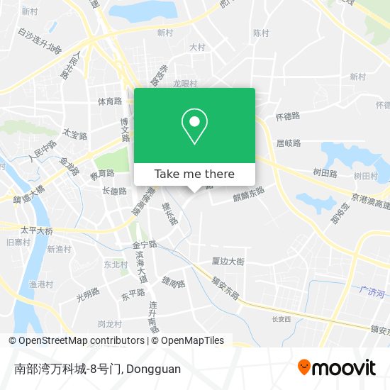 南部湾万科城-8号门 map