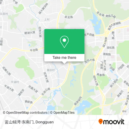 蓝山锦湾-东南门 map