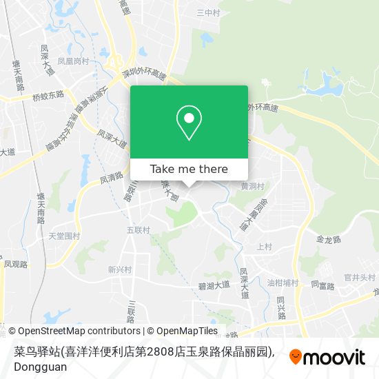 菜鸟驿站(喜洋洋便利店第2808店玉泉路保晶丽园) map