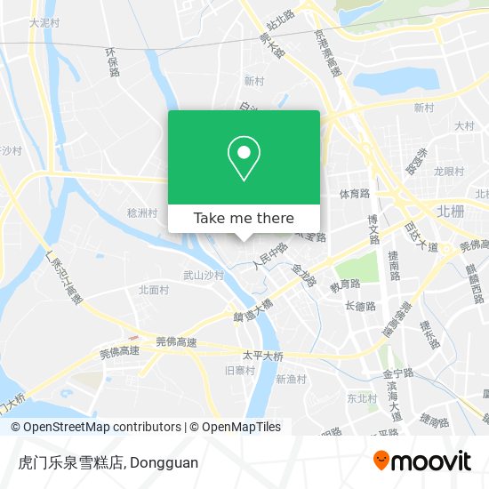 虎门乐泉雪糕店 map