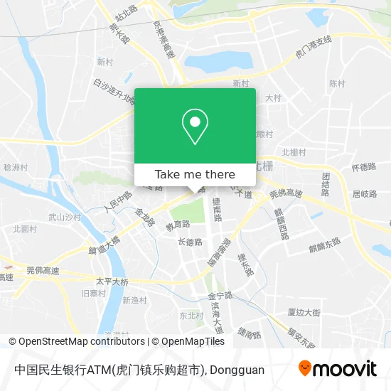 中国民生银行ATM(虎门镇乐购超市) map