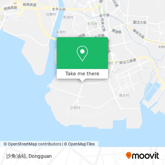 沙角油站 map