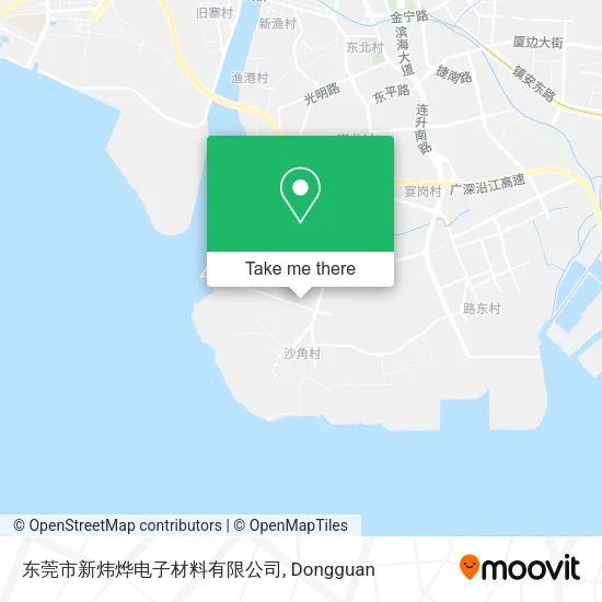 东莞市新炜烨电子材料有限公司 map