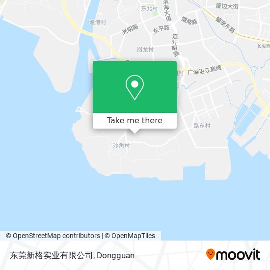 东莞新格实业有限公司 map