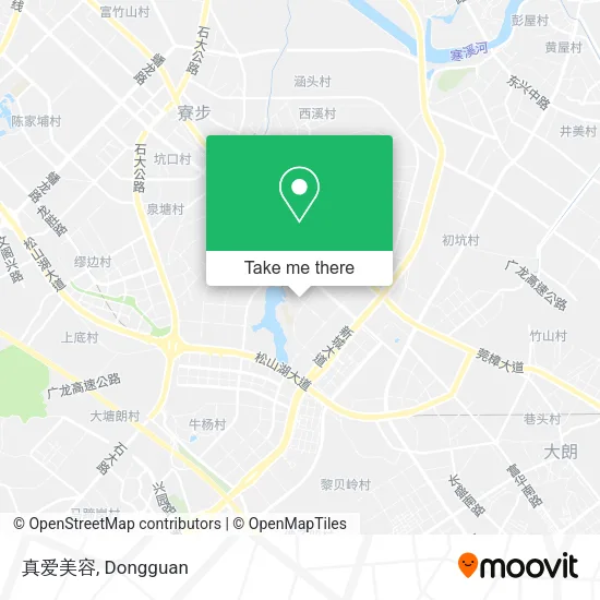 真爱美容 map