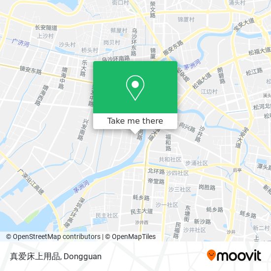 真爱床上用品 map