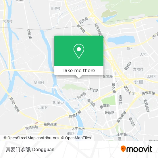 真爱门诊部 map