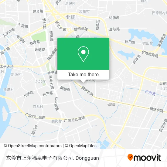 东莞市上角福泉电子有限公司 map