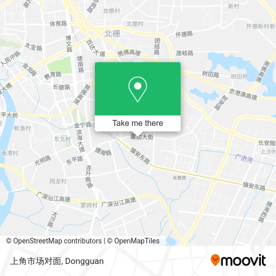 上角市场对面 map