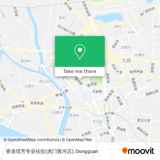 香港瑶芳专业祛痘(虎门黄河店) map