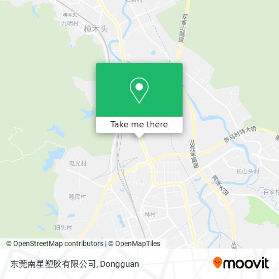 东莞南星塑胶有限公司 map