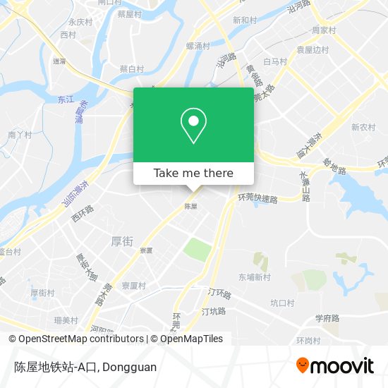 陈屋地铁站-A口 map