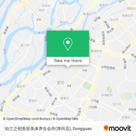 铂兰之钥美容美体养生会所(厚街店) map