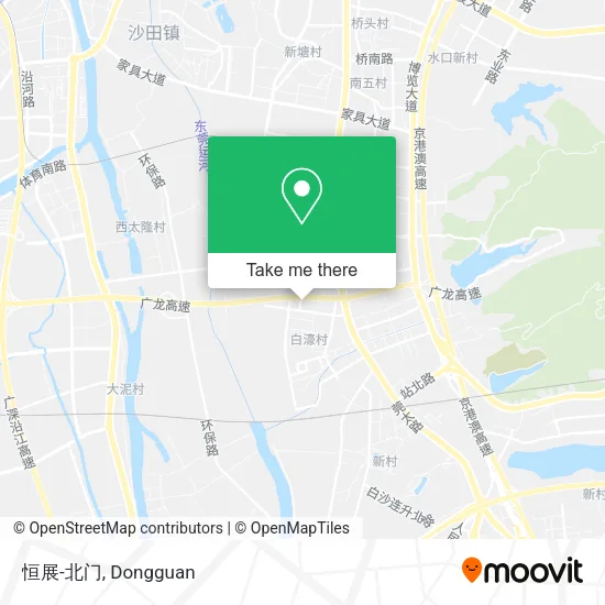 恒展-北门 map