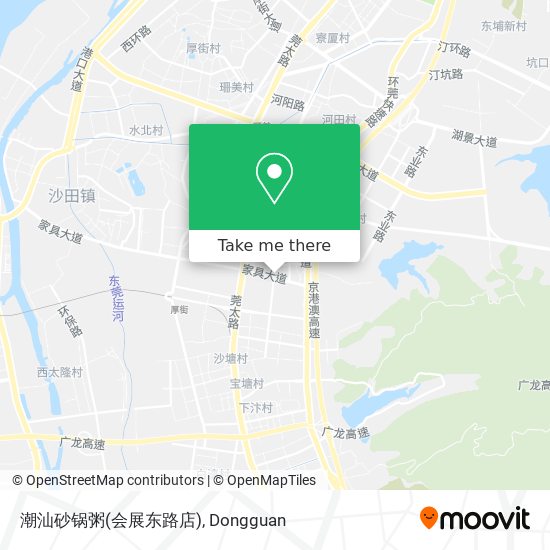 潮汕砂锅粥(会展东路店) map