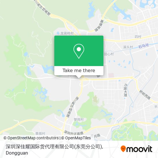 深圳深佳耀国际货代理有限公司(东莞分公司) map