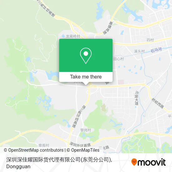 深圳深佳耀国际货代理有限公司(东莞分公司) map