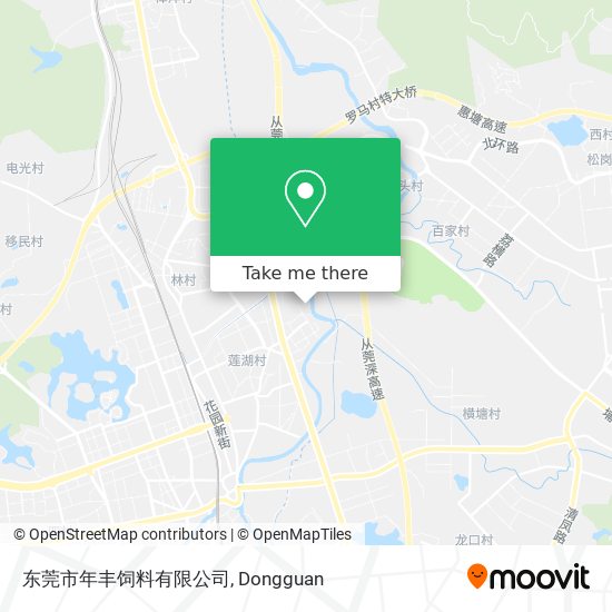 东莞市年丰饲料有限公司 map