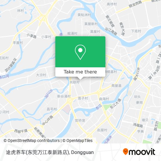 途虎养车(东莞万江泰新路店) map