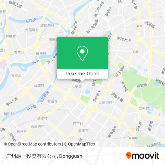 广州融一投资有限公司 map