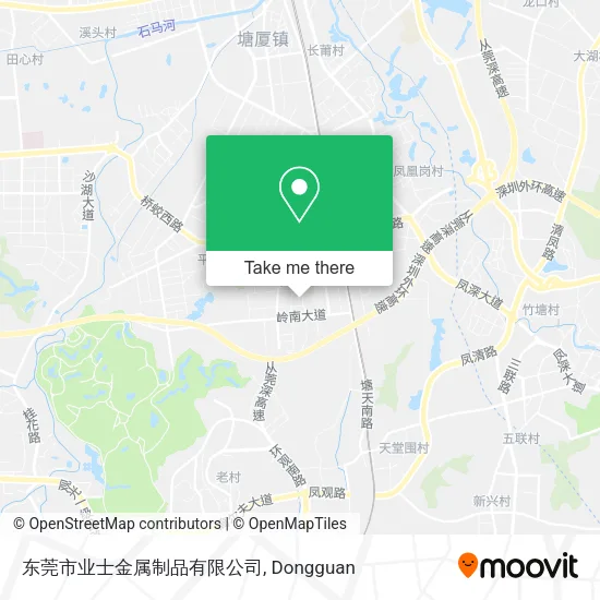 东莞市业士金属制品有限公司 map