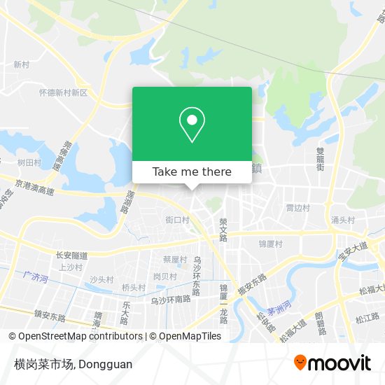 横岗菜市场 map
