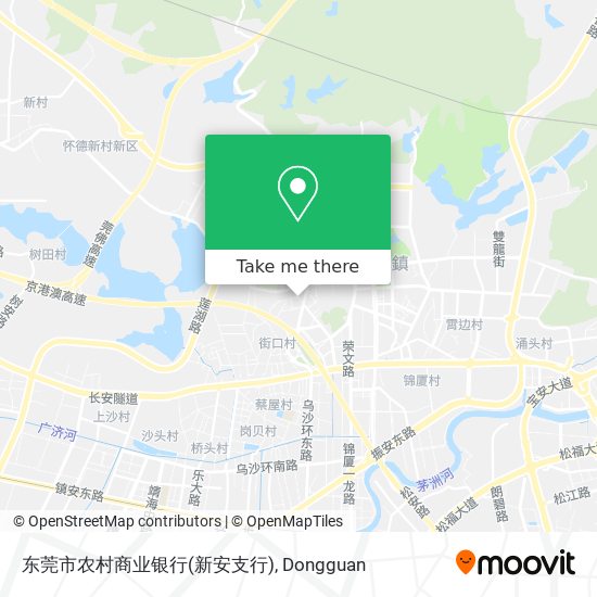 东莞市农村商业银行(新安支行) map