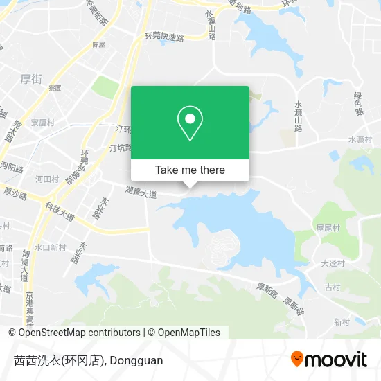 茜茜洗衣(环冈店) map