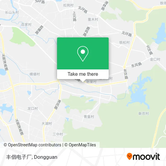 丰倡电子厂 map