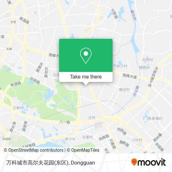 万科城市高尔夫花园(东区) map