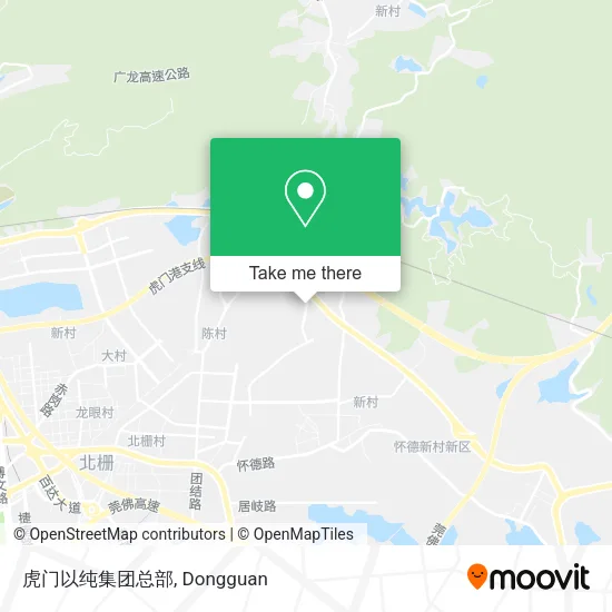 虎门以纯集团总部 map