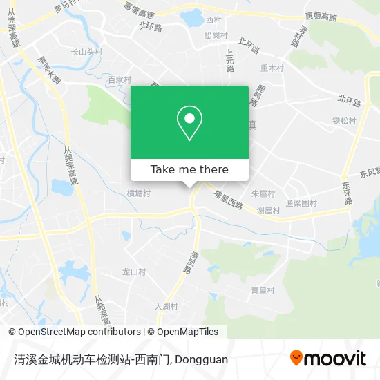 清溪金城机动车检测站-西南门 map