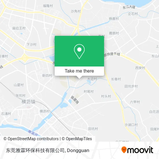 东莞雅霖环保科技有限公司 map